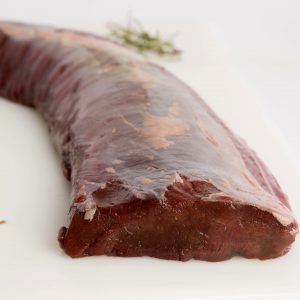 Cinta de lomo carne de caza de ciervo