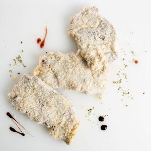 Carne de ciervo empanada