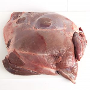 Pata de carne ciervo sin hueso deshuesada